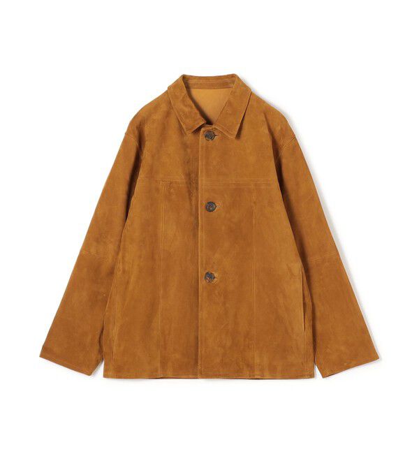 Edition「ゴートスエード カバーオール」|ブルゾン・スタジャン|45 キャメル