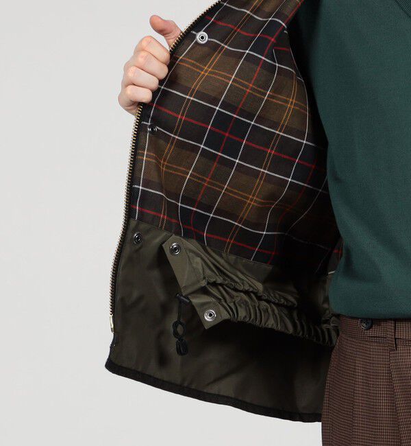 TOMORROWLAND MENS「【別注】Barbour TRASPORT ウールブルゾン DORMEIUL」|ブルゾン・スタジャン|