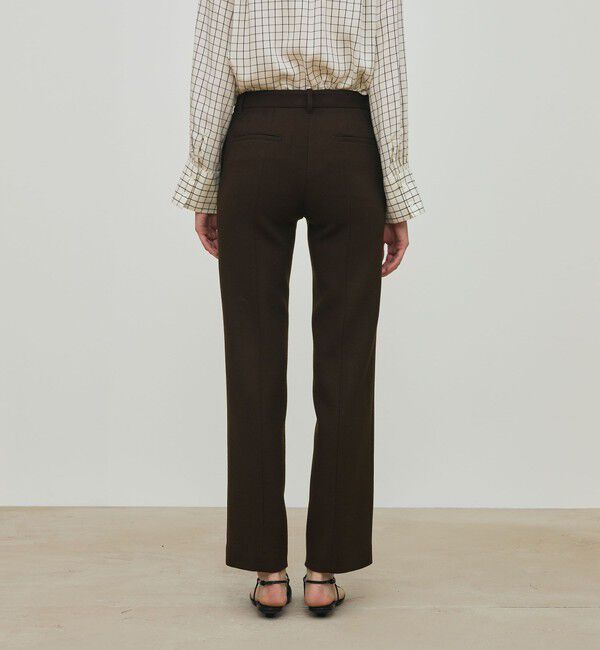 DES PRES「ナチュラルストレッチウール スリムパンツ」|スラックス|