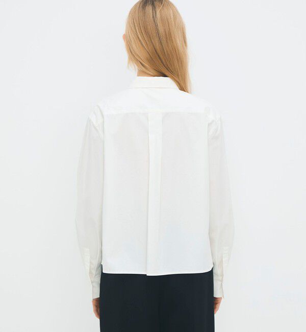 CABaN「コットンシルクタイプライター ランダムダックシャツ」|シャツ・ブラウス|