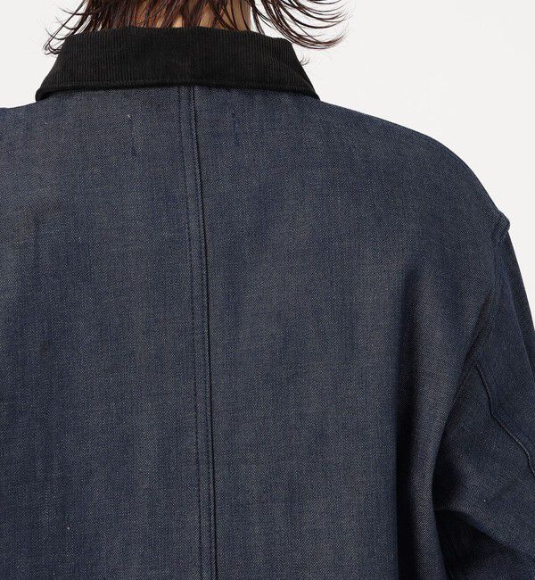 Edition「カットオフ デニムカバーオール」|デニムジャケット|