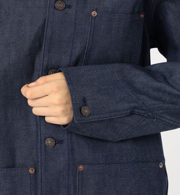 Edition「カットオフ デニムカバーオール」|デニムジャケット|