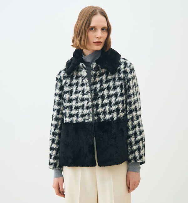 TOMORROWLAND collection「グリハウンドトゥース チェンジカラージャケット」|その他|