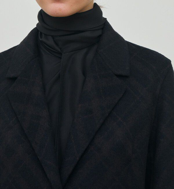 DES PRES「ダブルフェイスチェックジャガード チェスターコート」|チェスターコート|