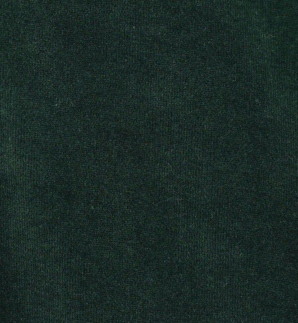 MACPHEE「コットンポリエステルベロア クルーネックカーディガン」|カーディガン|