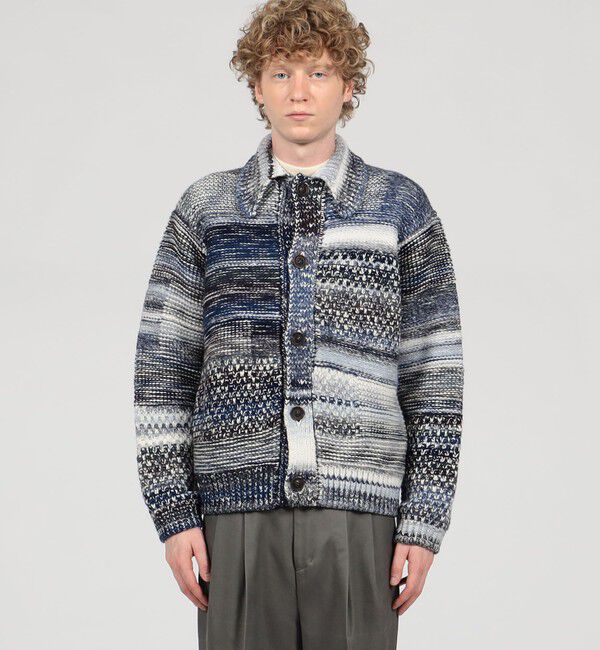 TOMORROWLAND MENS「TOMORROWLAND tricot ウール アクリル ニットブルゾン」|ニット・セーター|