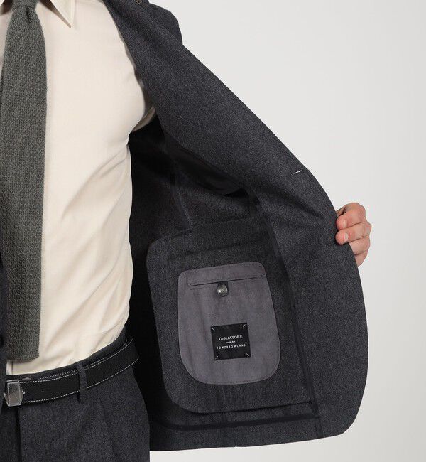 TOMORROWLAND MENS「【別注】TAGLIATORE ウールサキソニー シングルブレステッド2Bスーツ」|スーツ|