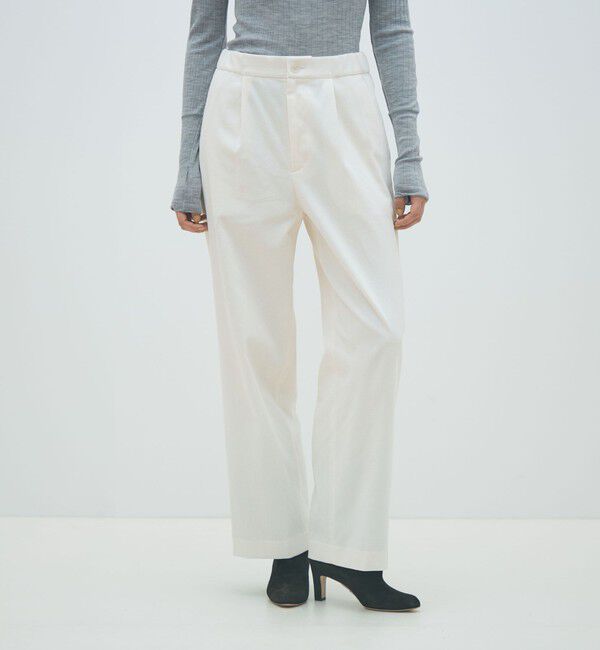 MACPHEE「コットンコーデュロイ タックストレートパンツ」|その他|