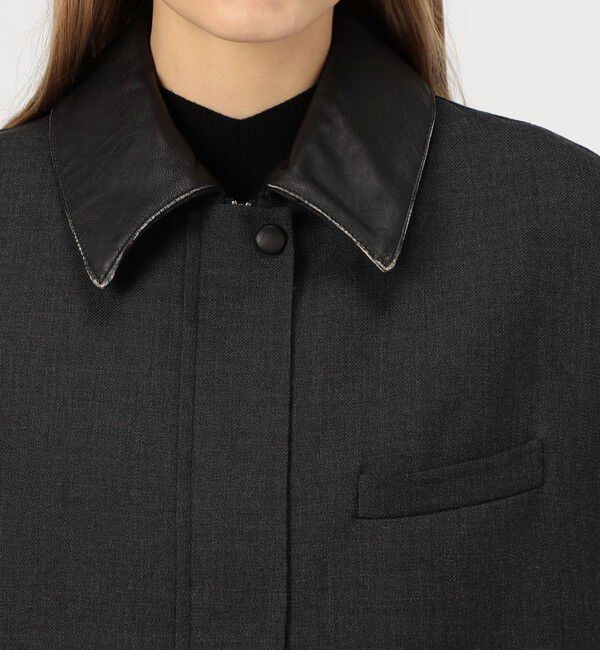 DES PRES「ダブルフェイスツイル ジレブルゾン」|ダウンベスト・ベスト|