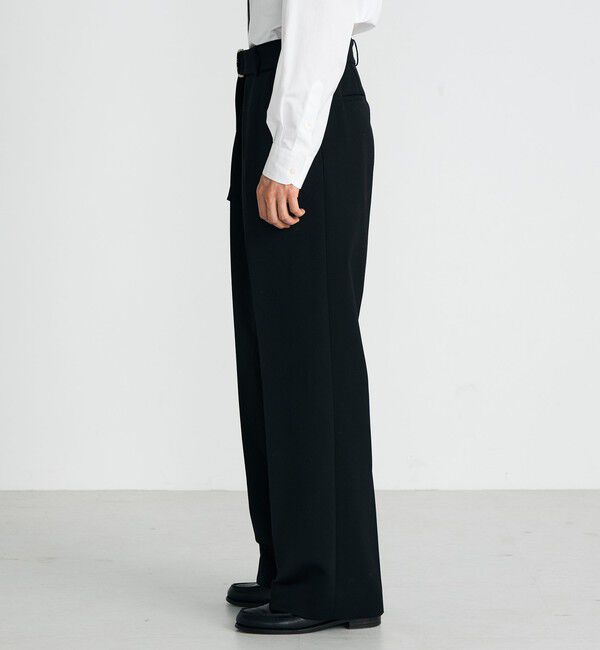 Edition「ウールビンテージサテン ベルトパンツ」|その他|