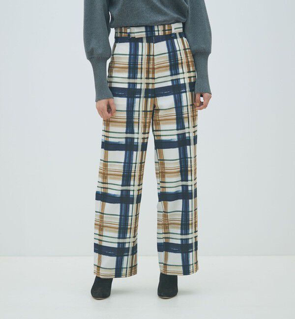 MACPHEE「コットンレーヨングログラン ストレートパンツ」|その他|