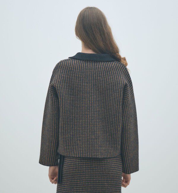 MACPHEE「ウールジャカード スキッパープルオーバー」|ニット・セーター|