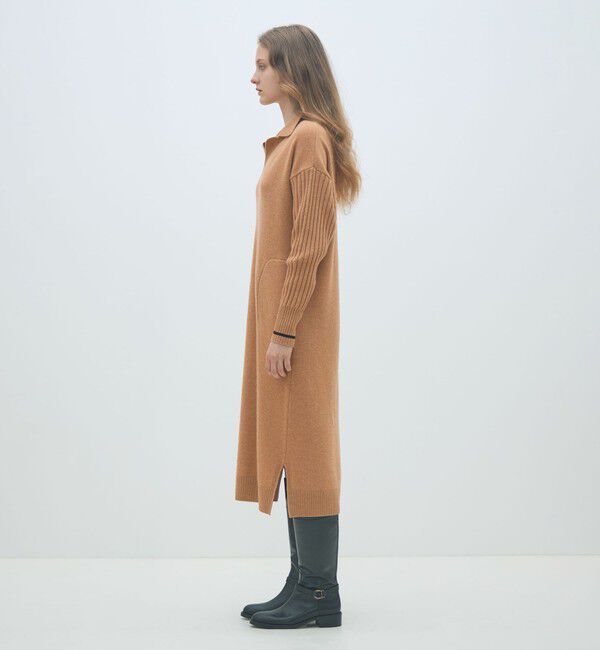 MACPHEE「NZ LAMBS スキッパーワンピース」|ワンピース|