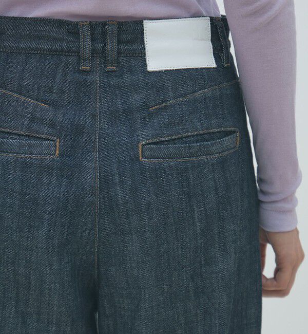MACPHEE「インディゴデニム ストレートパンツ」|デニム|