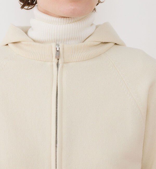 GALERIE VIE「スエットニット ジップアップパーカ」|パーカー|