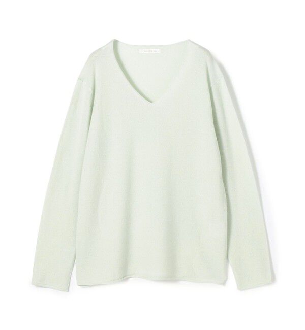 GALERIE VIE「スコットランドカシミヤ Vネックプルオーバー」|ニット・セーター|51 ライトグリーン
