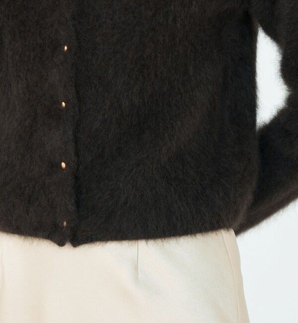 Ballsey「フラッフィーヤーン クルーネックカーディガン」|カーディガン|