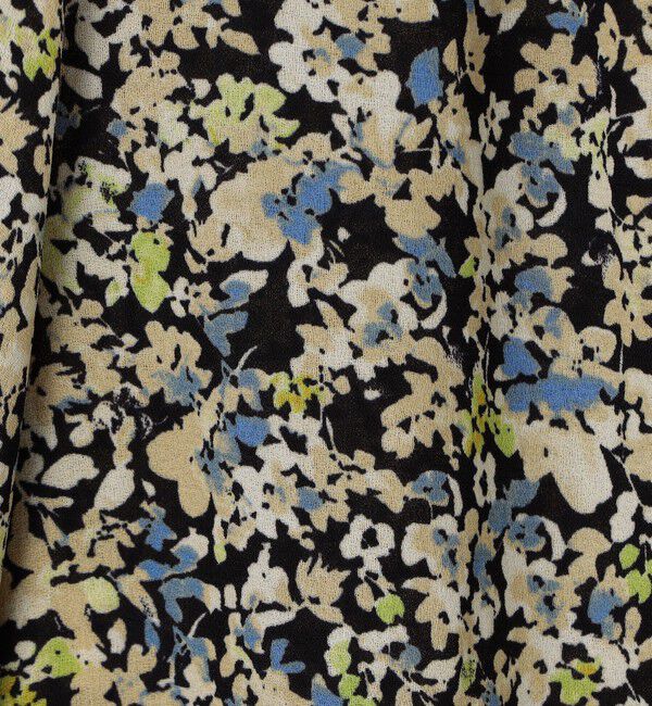 Ballsey「ブローフラワープリント フリルブラウス」|シャツ・ブラウス|