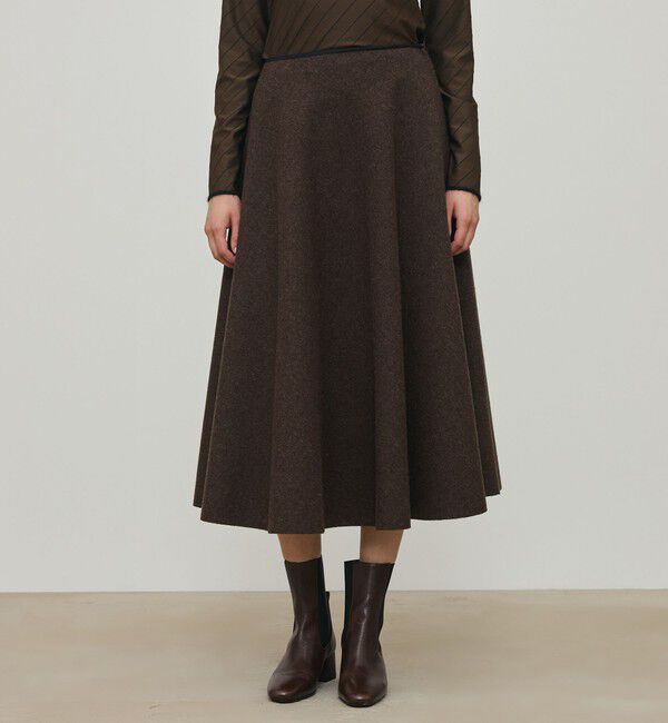 DES PRES「ミルドウール サーキュラースカート」|スカート|