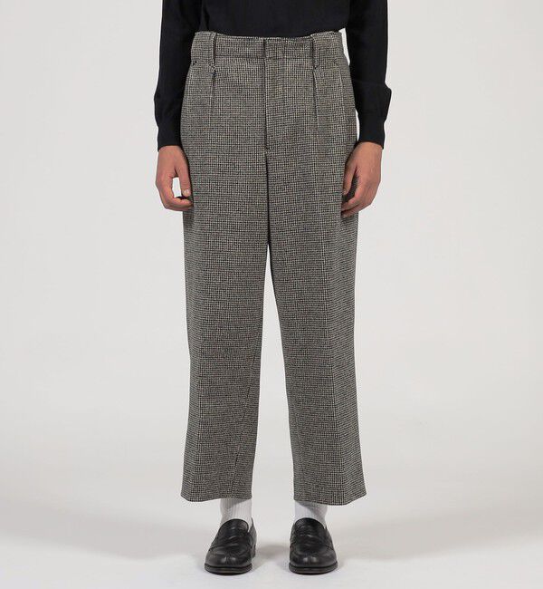 TOMORROWLAND MENS「ウールナイロンポリウレタン 2WAYストレッチ 2プリーツパンツ」|その他|