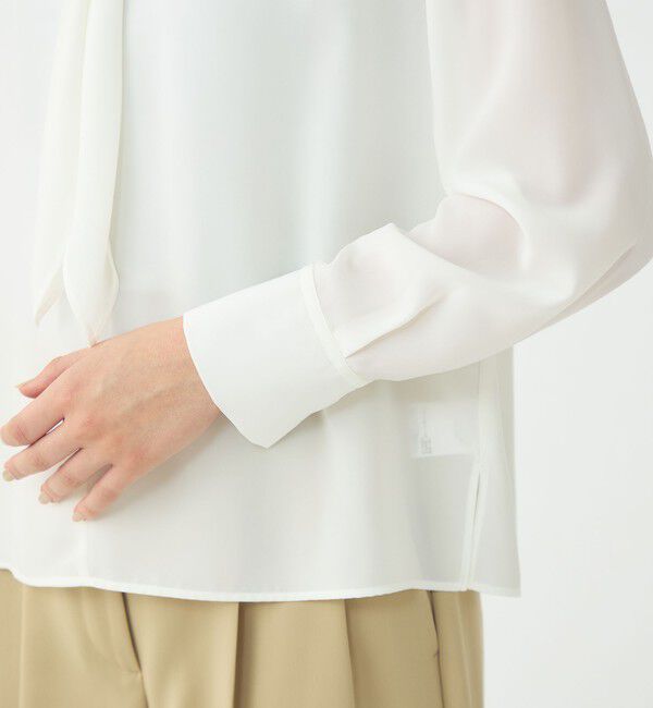 Ballsey「プリマベーラデシン タイブラウス」|シャツ・ブラウス|