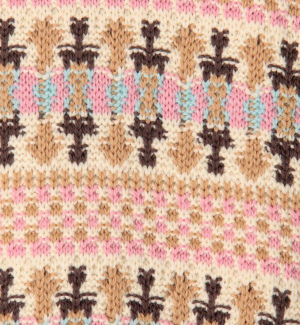 TOMORROWLAND MENS「【別注】Redeux メリノウールフェアアイル柄 クルーネックニットベスト」|ニット・セーター|