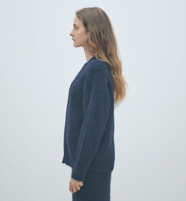 MACPHEE「シャギーアルパカ Vネックカーディガン」|カーディガン|