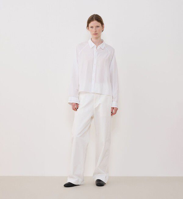 GALERIE VIE「コットン ラグランスリーブシャツ」|シャツ・ブラウス|