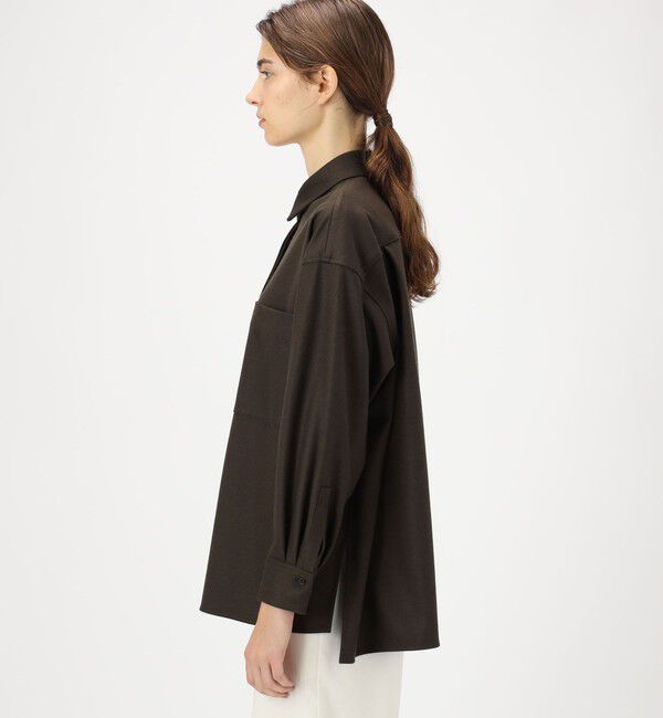 Ballsey「ウールスムース ビッグシャツ」|シャツ・ブラウス|