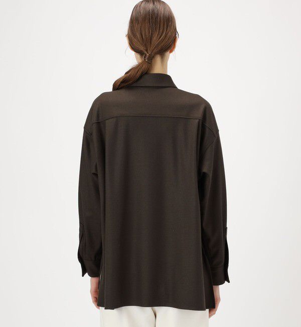 Ballsey「ウールスムース ビッグシャツ」|シャツ・ブラウス|