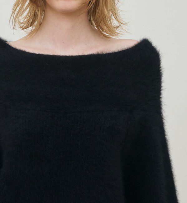 DES PRES「フォックスカシミヤ オフショルダープルオーバー」|ニット・セーター|