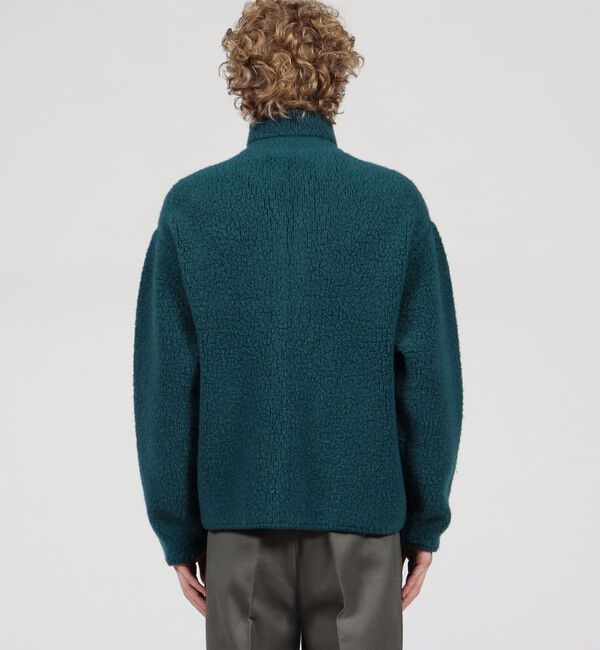 TOMORROWLAND MENS「TOMORROWLAND Tricot ウールカシミヤ パイルニット ジップアップブルゾン」|ニット・セーター|