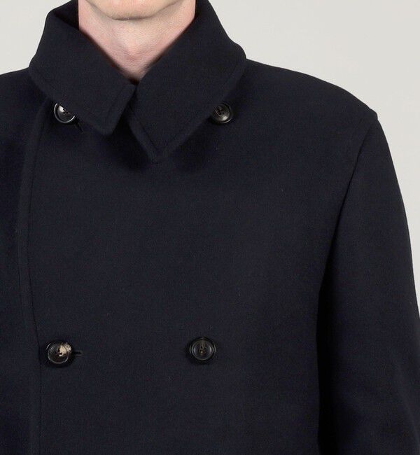 TOMORROWLAND MENS「ウールカシミヤ ダブルブレステッド 6B Pコート」|ピーコート|