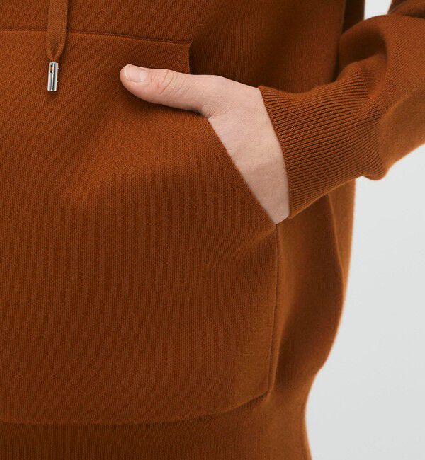 CABaN「コットンカシミヤ パーカ」|ニット・セーター|