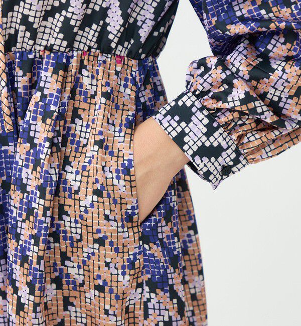 Ballsey「プリズムプリント ウエストギャザーワンピース」|ワンピース|