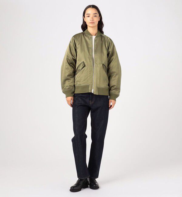 MACPHEE「コットンレーヨンモールスキン MA-1」|ブルゾン・スタジャン|