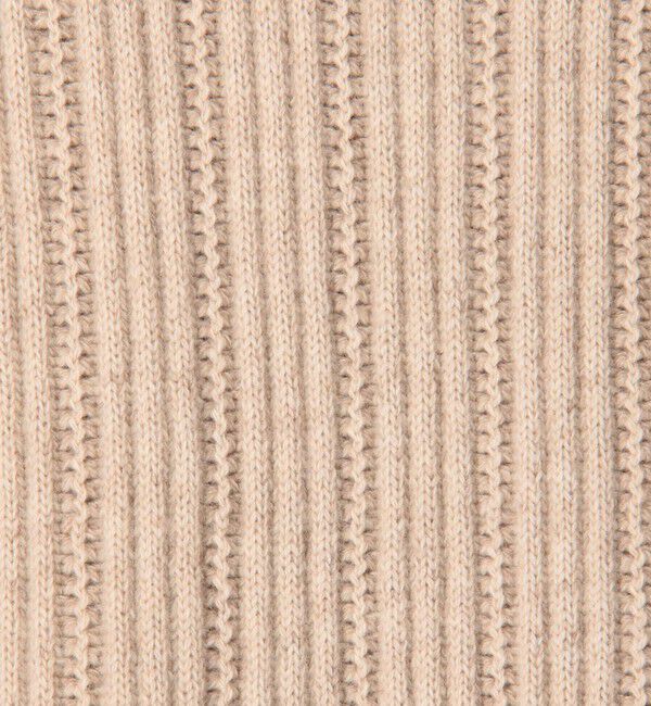 TOMORROWLAND MENS「ウールカシミヤシルク リブクルーネックプルオーバーニット」|ニット・セーター|