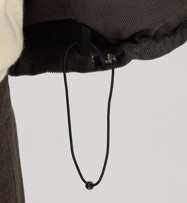 TOMORROWLAND MENS「ウールメルトンストライプ ショートブルゾン」|ブルゾン・スタジャン|