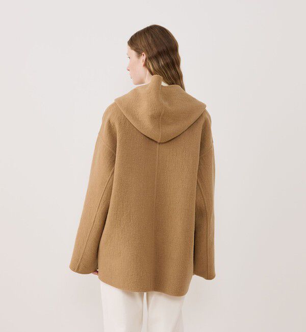 GALERIE VIE「シープライクダブルフェイス フーデッドコート」|その他|