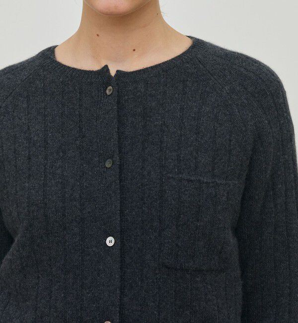 DES PRES「ベビーカシミヤ クルーネックカーディガン」|カーディガン|