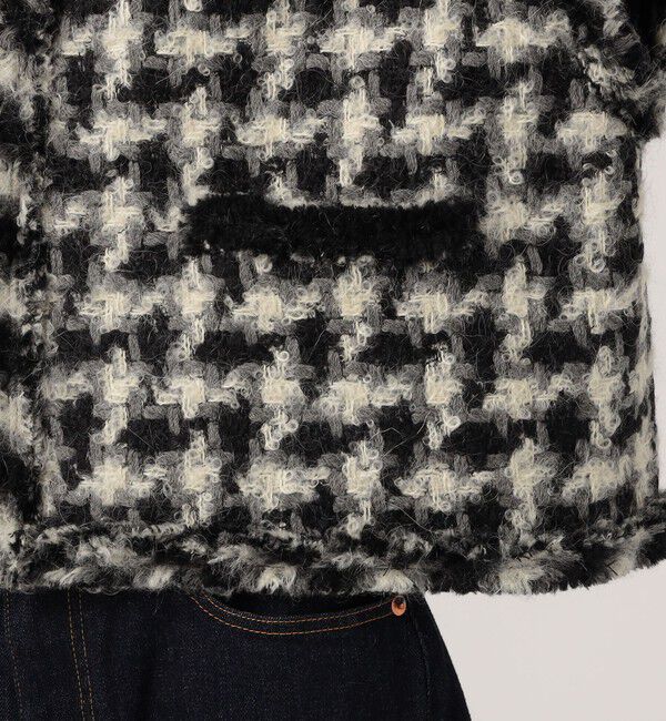 TOMORROWLAND collection「グリハウンドトゥース スクエアジレ」|ベスト・ジレ|