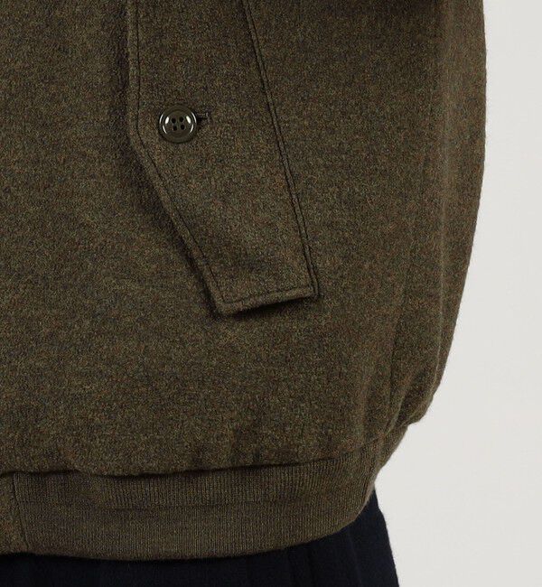 TOMORROWLAND MENS「キルトライニング ウールニット ジップアップブルゾン」|ブルゾン・スタジャン|