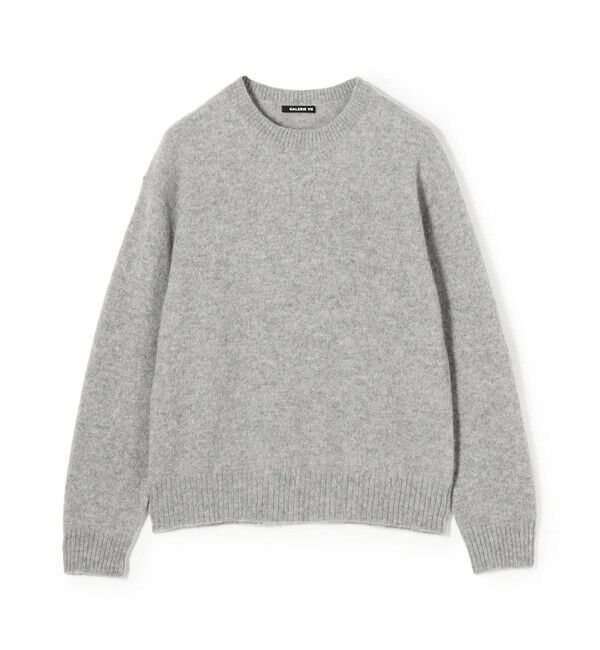 GALERIE VIE「ベビーアルパカ クルーネックプルオーバー」|ニット・セーター|13 ライトグレー