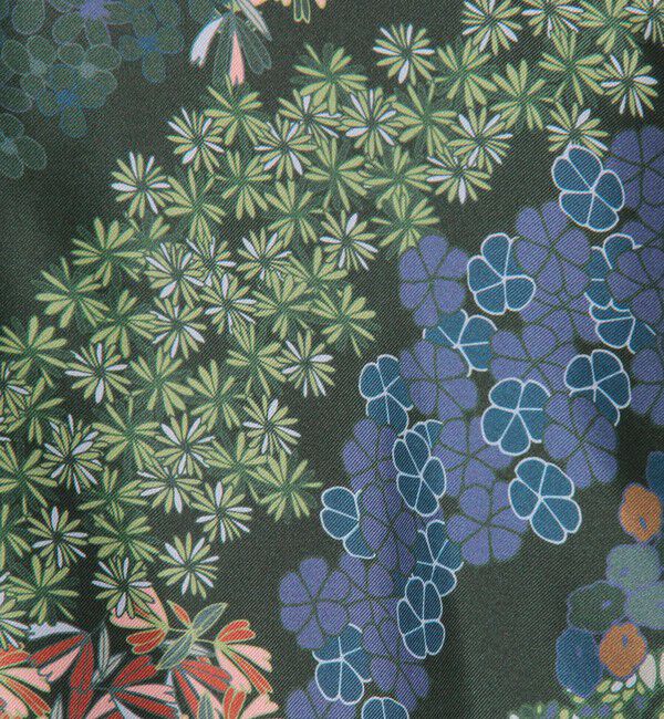 CABaN「シルクツイル FLOWER RIVER レギュラーカラーシャツ」|シャツ・ブラウス|