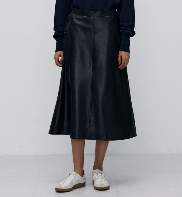BACCA「シープスキン フレアスカート」|フレア|