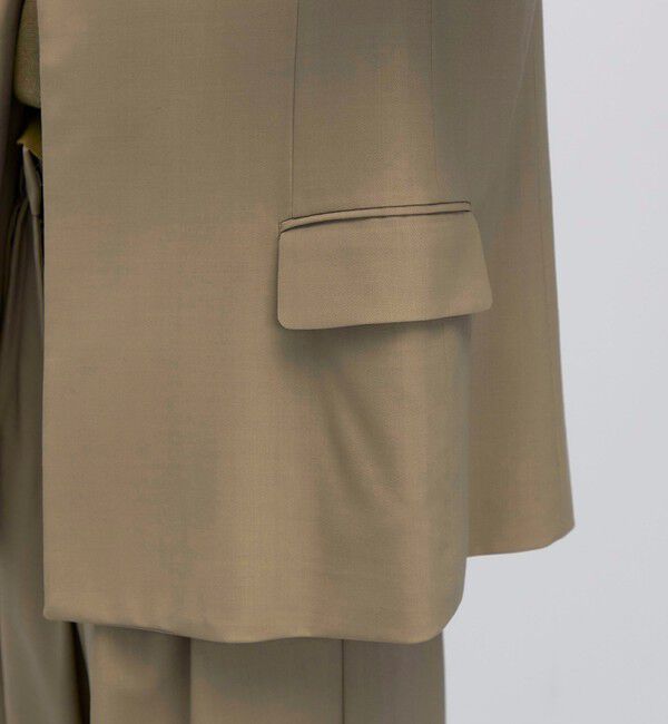 BACCA「ウールドスキン アンボタンシングルジャケット」|テーラードジャケット|