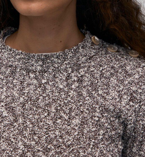 BACCA「ファンシーヤーン セーラーニットプルオーバー」|ニット・セーター|