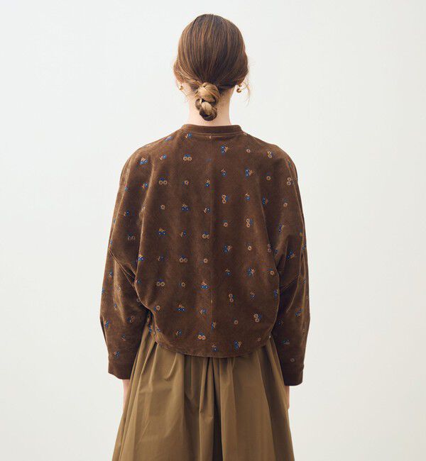 TOMORROWLAND collection「フルーロンベル ジップアップブルゾン」|ブルゾン・スタジャン|