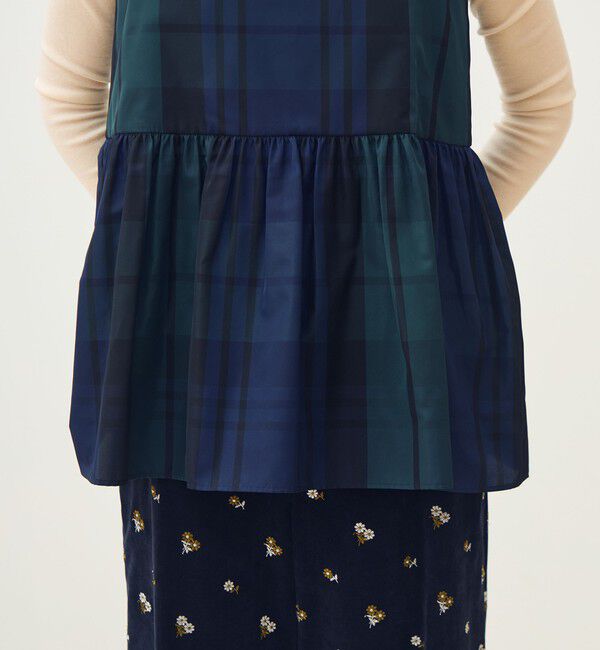 TOMORROWLAND collection「シルクタフタチェック キャミソールトップス」|その他|