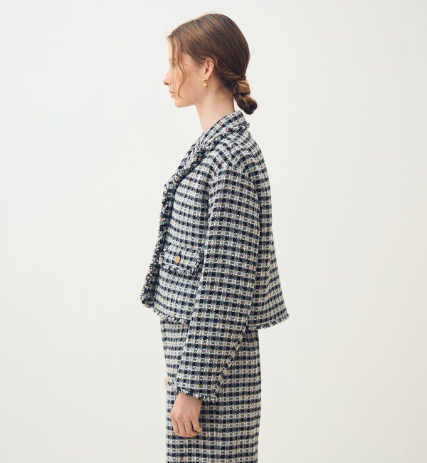 TOMORROWLAND collection「クロレギンガムチェック ショートジャケット」|その他|